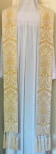 White Gothic Stole